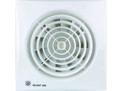 Вентилятор накладной Soler & Palau Silent 300 CRZ Plus Белый (таймер)
