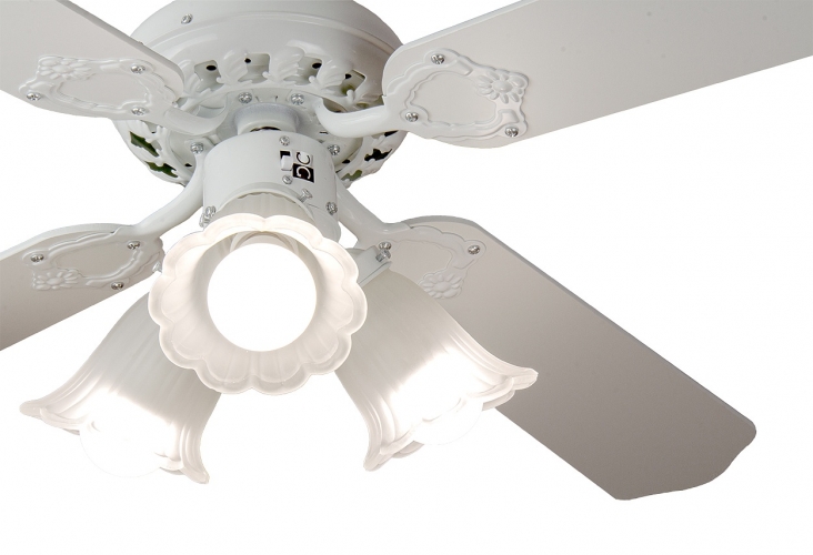 Потолочный люстра-вентилятор Dreamfan Princess White 105
