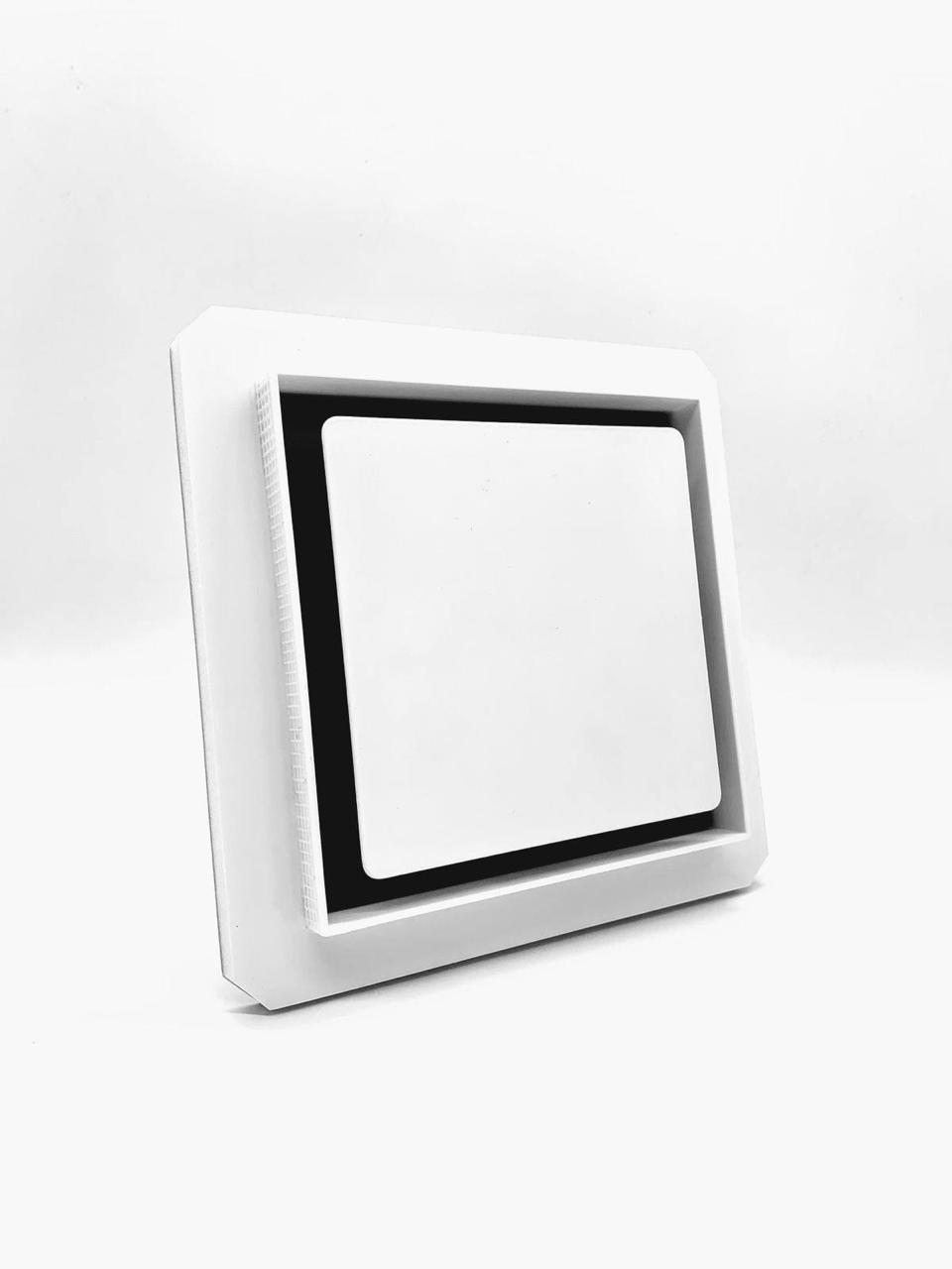 Теневой магнитный диффузор квадратный под плитку 150х150/100 мм