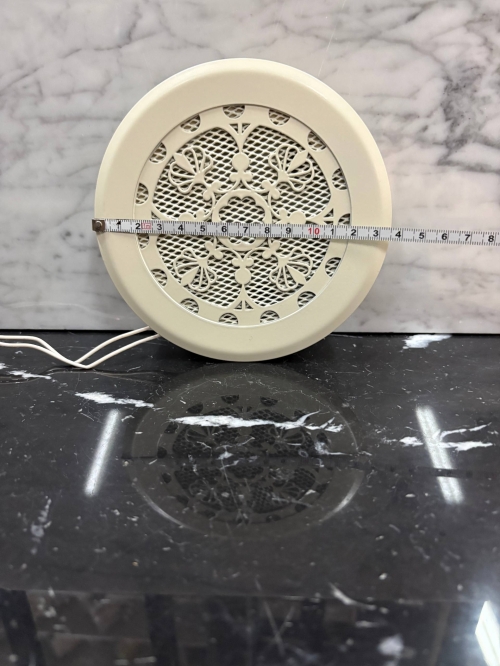 Диффузор на магнитах с вентилятором ТД100 шампань цветочный орнамент 100 мм