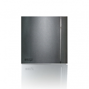 Вентилятор накладной Soler & Palau Silent 100 CHZ Design ECOWATT Grey (таймер, датчик влажности)