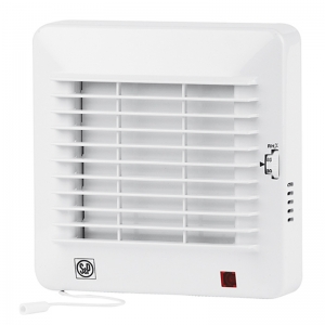 Вентилятор накладной Soler & Palau EDM 100 CH (жалюзи, датчик влажности, шнурковый вкл/выкл)