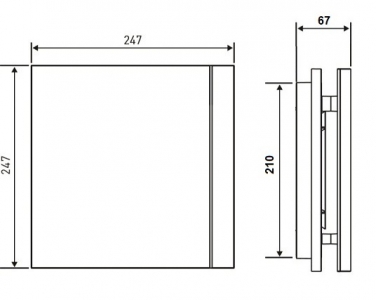 Лицевая панель для вентилятора Soler & Palau Silent 300 Design Ivory