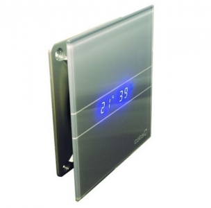 Накладной вентилятор Cata E 100 GSTH Silver (Таймер, датчик влажности, термометр, дисплей)