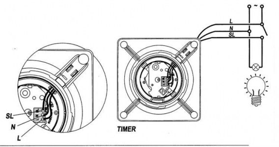 Накладной вентилятор Cata E 100 (PIR) Sensor (Таймер, Датчик движения)