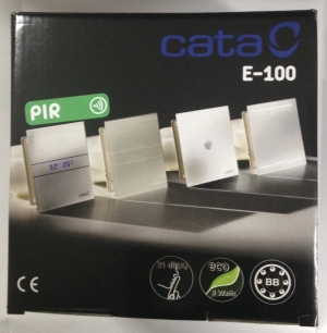 Вентилятор накладной Cata E 100 (PIR) Sensor с обратным клапаном (Таймер, Датчик движения)