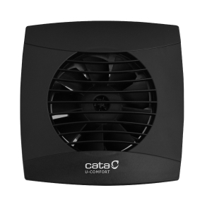 Вентилятор накладной Cata UC-10 Timer Black (таймер)