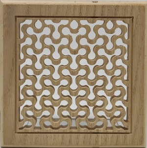 Решетка декоративная деревянная на магнитах Пересвет К-19 150х150мм