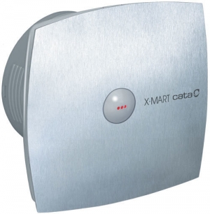 Накладной вентилятор Cata X-Mart 12 matic inox Hygro (Таймер, Датчик влажности)