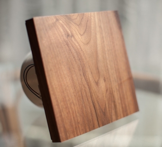 Вентилятор накладной сверхтонкий MMotors JSC MMP-09 100/90 куб/ч Дерево/Орех натуральный