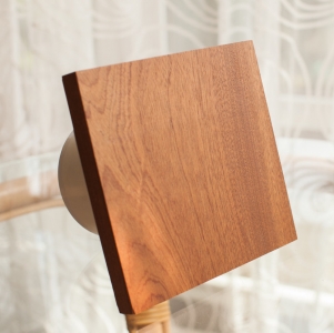 Вентилятор накладной сверхтонкий MMotors JSC MMP-09 100/90 куб/ч Дерево/Красное дерево (Махагон)