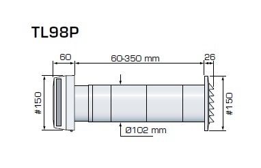 Приточный клапан Fresh TL 98P