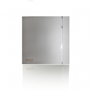 Вентилятор Soler & Palau Silent Design 100 CHZ Silver (Таймер, Датчик влажности)
