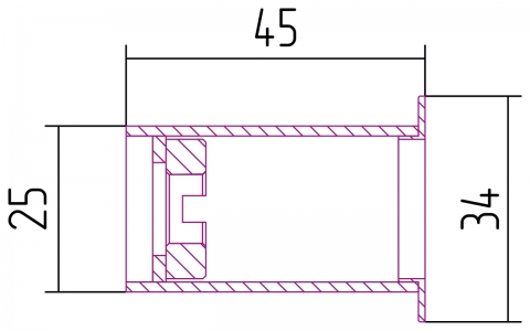 Модуль скрытого подключения Сунержа для "МЭМ CUBE"