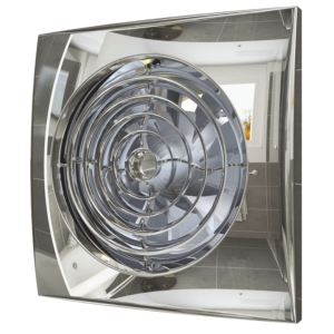 Вентилятор ERA DiCiTi AURA 4C Chrome d100 с обратным клапаном
