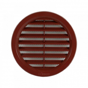 Решетка вентиляционная пластиковая Haco VM Ø75 Коричневый