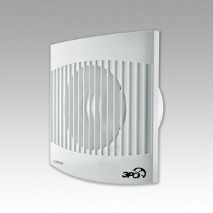 Вентилятор накладной ERA COMFORT 5-01 d125 с сетевым кабелем и выключателем