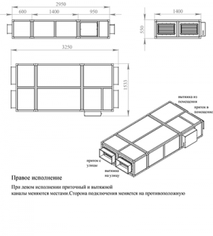 Приточно-вытяжная установка Breezart 2000 Lux RP SB