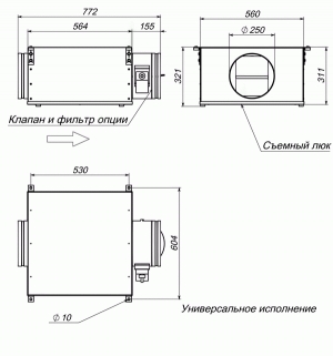 Вытяжная установка Breezart 1000 Extra