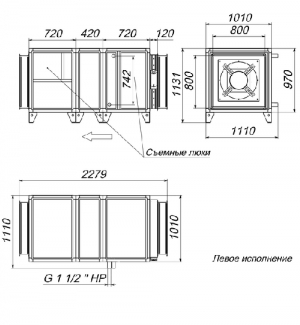 Приточная установка Breezart 10000 Aqua (без стоимости смесит. узла)