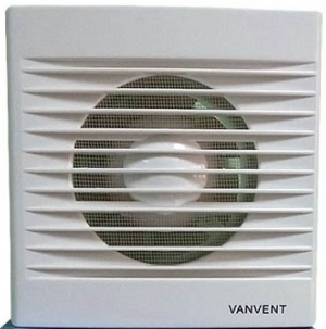 Вентилятор накладной Ванвент ВВ 120 С (с обратным клапаном)