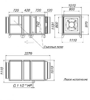 Приточная установка Breezart 12000 Aqua (без стоимости смесит. узла)