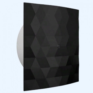 Накладной вентилятор Black & White Dospel 120 S чёрный