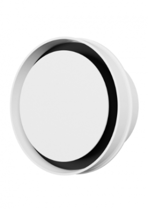 Решетка вентиляционная теневая ERA 10SH фланец D100 сетка разъемная на магнитах D120